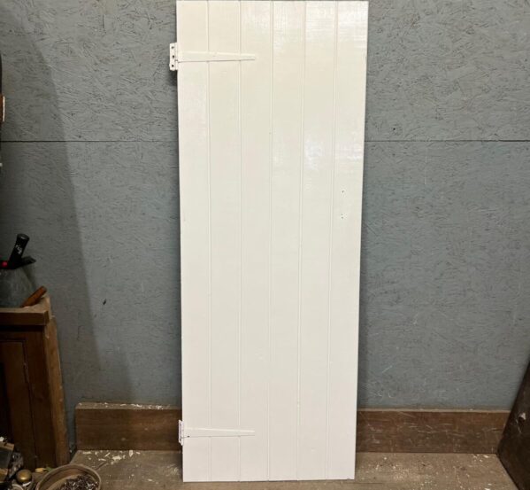 Ledge and Brace White Door